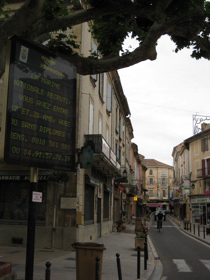 Another sign in historic Orange